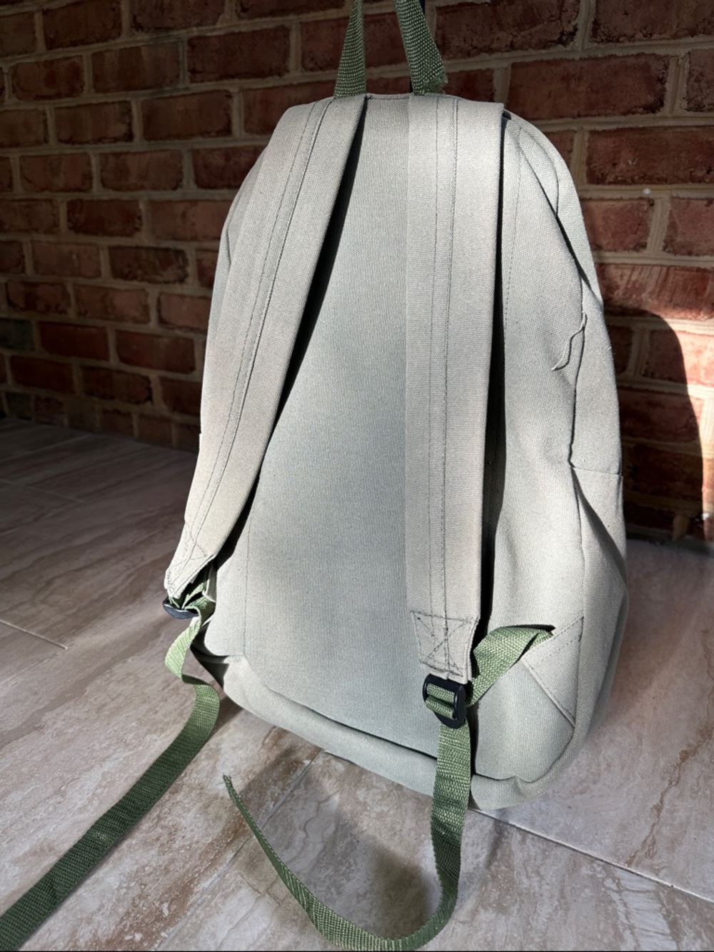 Bob Marley Olive Green Jamaican Unisex Backpack - Picture 3 of 4